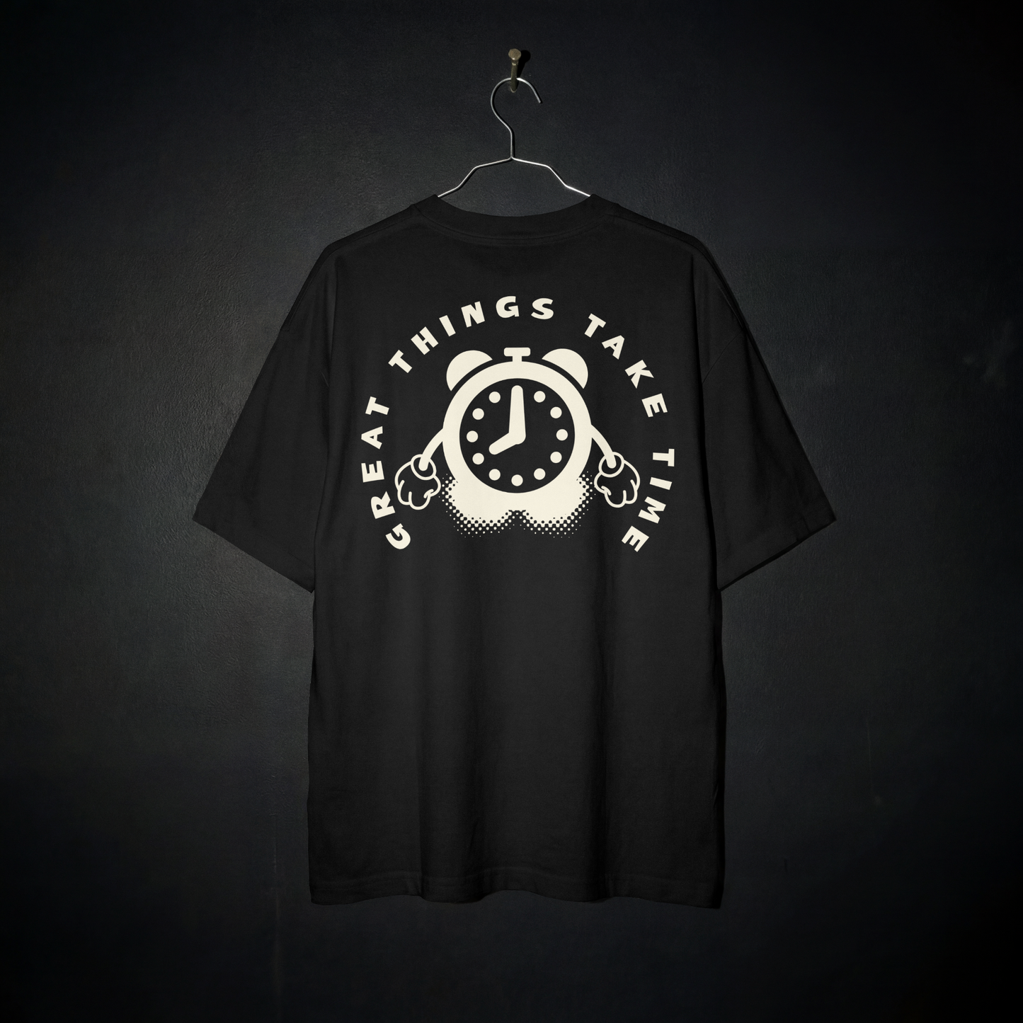 Camiseta Oversized - Great Things Take Time