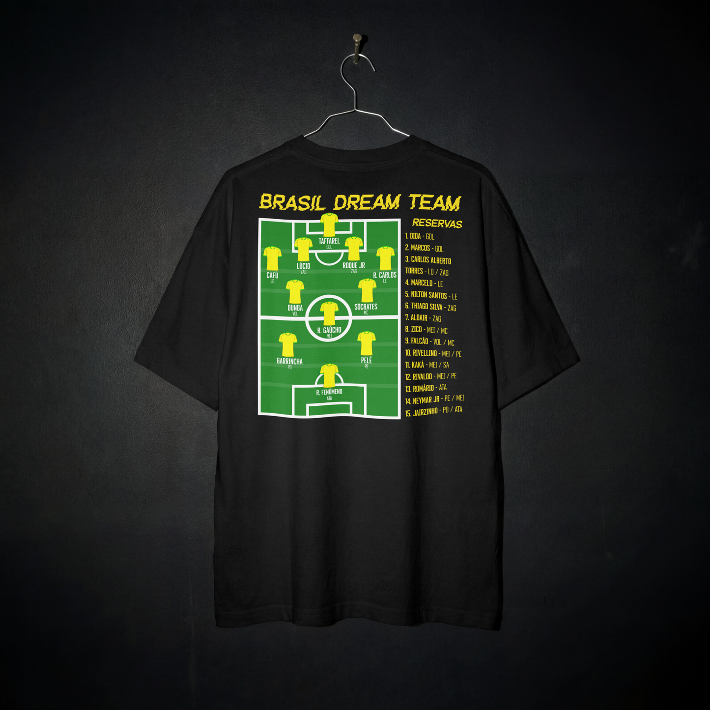 Camiseta Oversized - Brasil Dream Team