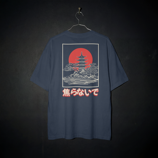 Camiseta Oversized - Seja água (mizu ni nare)